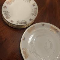 Piattini e piatto da portata vintage