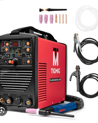 saldatrice TIG/MIG 200AC/DC Digital alu 