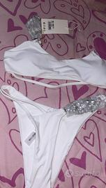 costume bianco taglia s/m