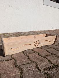 Portafiori in legno