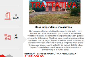 Casa singola con ampio spazio esterno