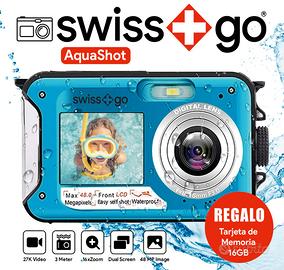 macchina subacquea SWISS GO+  micro sd da 16 gb