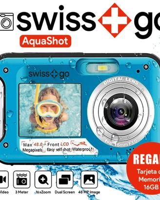 macchina subacquea SWISS GO+  micro sd da 16 gb