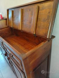 madia "panera" vintage in legno massiccio