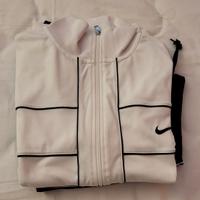 Tuta Nike Bianca e Nera, con zip
