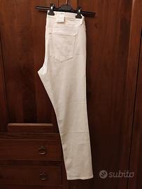 White jeans da donna in cotone stretch - S.Oliver