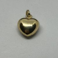 Ciondolo cuore in oro giallo 9kt