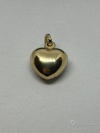 Ciondolo cuore in oro giallo 9kt