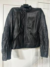 giacca moto in pelle donna