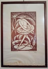 Litografia "Passo di danza" di Balducci