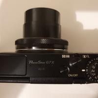 Canon G7X con custodia