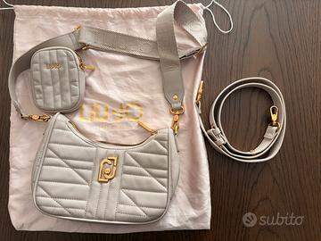 Borsa a Tracolla LIU JO Ecosostenibile Beige