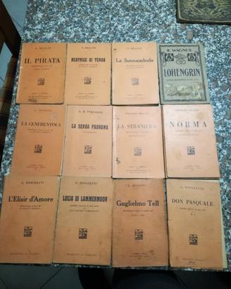 Libretti opere liriche Vintage