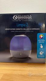 Umidificatore Compatto con Luce Olimpia Limpia2