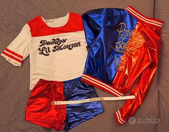 Vestito carnevale Harley Queen 10 anni