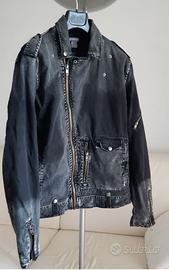 Giubbotto/Chiodo in jeans H&M, tg L, in condizion