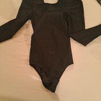 body scollato alle spalle lurex