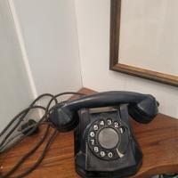 telefono  nero vintage