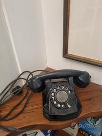 telefono  nero vintage