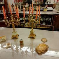 soprammobili da tavolo in onice