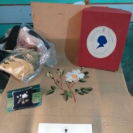 Kit punto croce Rosa Alba Pralormo design