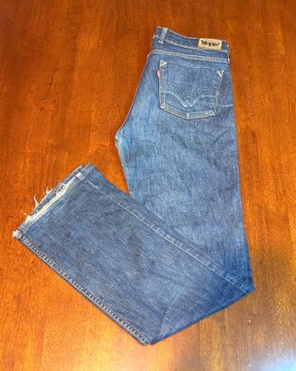 Jeans Levi's 627 Straight Fit blu - Vintage