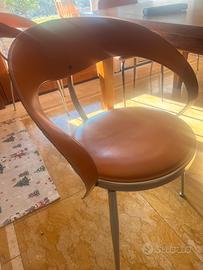 Sedie in pelle Calligaris