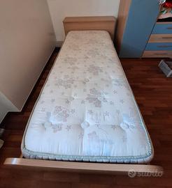 letto signolo con comò