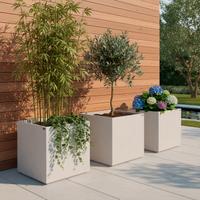 FIORIERE IN CEMENTO CUBO CM40X40X40H