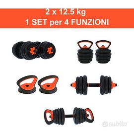 Set di pesi kettlebell e manubri