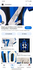 maglia autografata Federico Dimarco stagione 2025