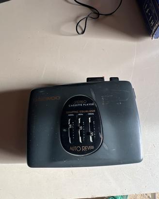 Lettore stereo cassette Daewoo vintage da coll