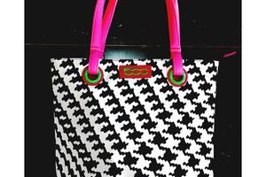 Borsa Fiat 500 80's GALLES - Pied de Poule