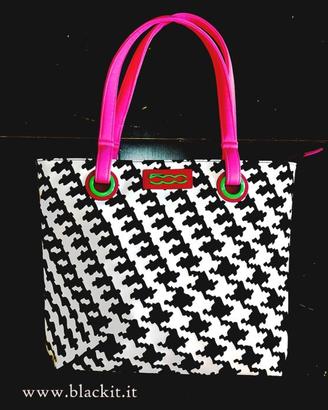 Borsa Fiat 500 80's GALLES - Pied de Poule