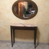 tavolino con specchio 