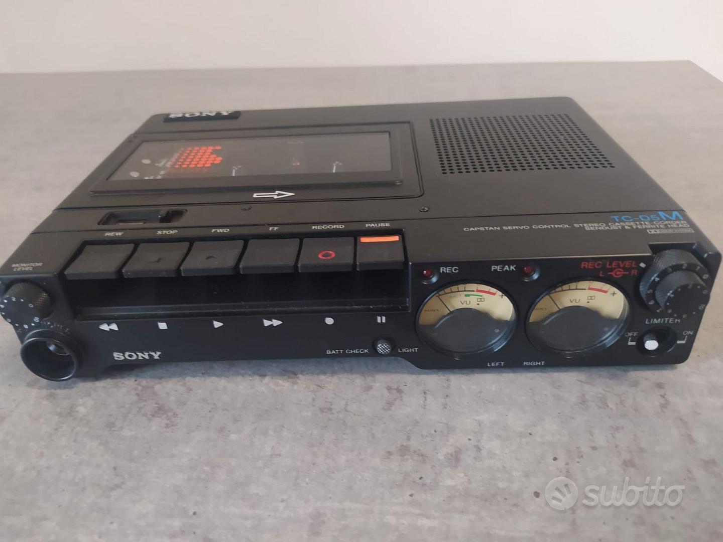 Sony TC-D5M registratore stereo portatile vintage - Audio/Video In ...
