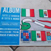 album figurine bandiere di tutto il mondo