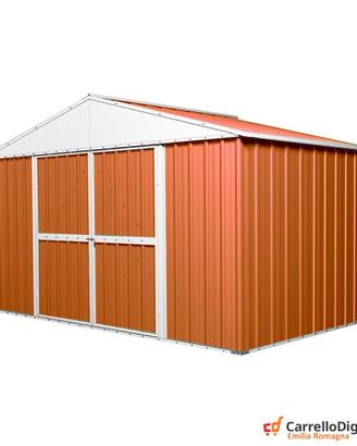 Capanno box esterno lamiera 360x175 legno chiaro