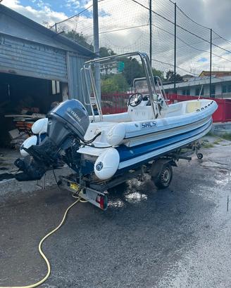 Gommone 5,5 m SACS TTS 570 motore Yamaha 996 cc 