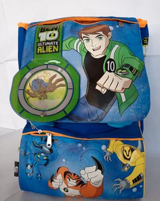 ZAINO SCUOLA  ESTENSIBILE MULTI BEN 10