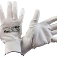 n.10 paia Guanto nylon/poliuretano tg.L/8