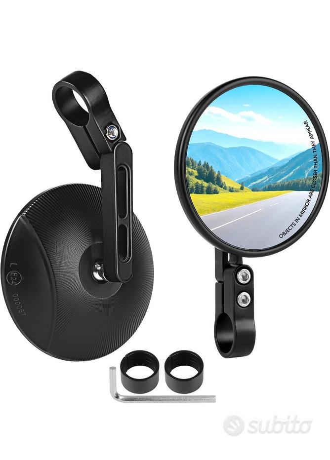 Baceyong 2x Specchietti Manubrio Moto, 7/8" Specchietto Bar End