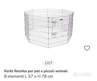 RECINTO PER CUCCIOLI METALLO