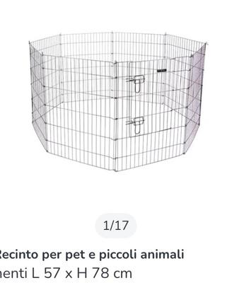 RECINTO PER CUCCIOLI METALLO