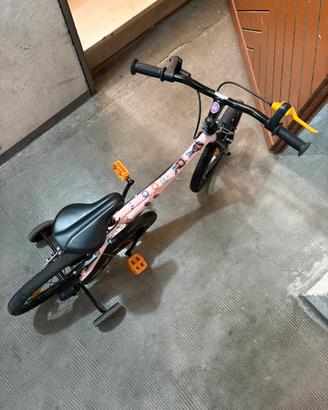 Bici bambina 16 pollici rosa