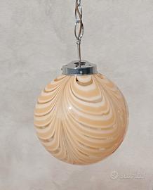 Lampadario in vetro di Murano 