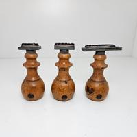 3 timbri antichi in legno 