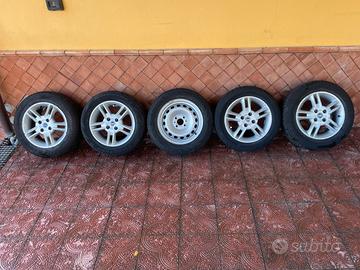 Cerchi in lega fiat punto 14” + ruota di scorta