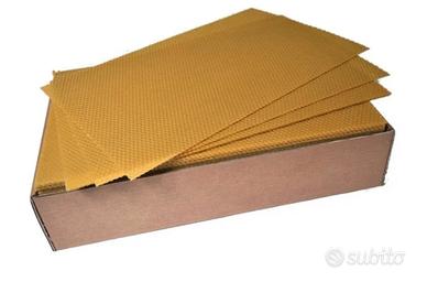 3 pacchi di fogli cerei. Attrezzatura apistica