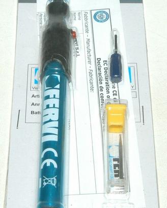 Penna elettrica rotativa a batteria con 2 punte 